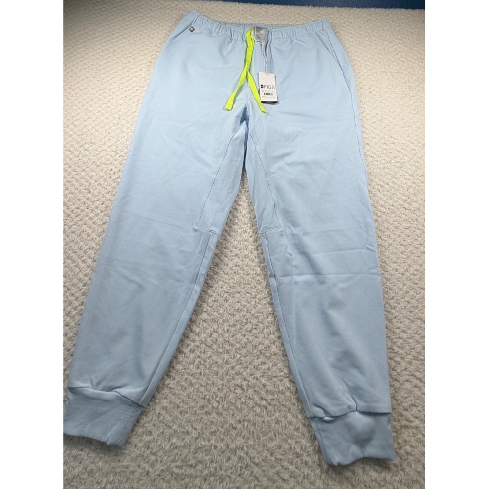 FIGS Men's Tansen Jogger Scrub Pants NWT LS Blue Technical Collection
